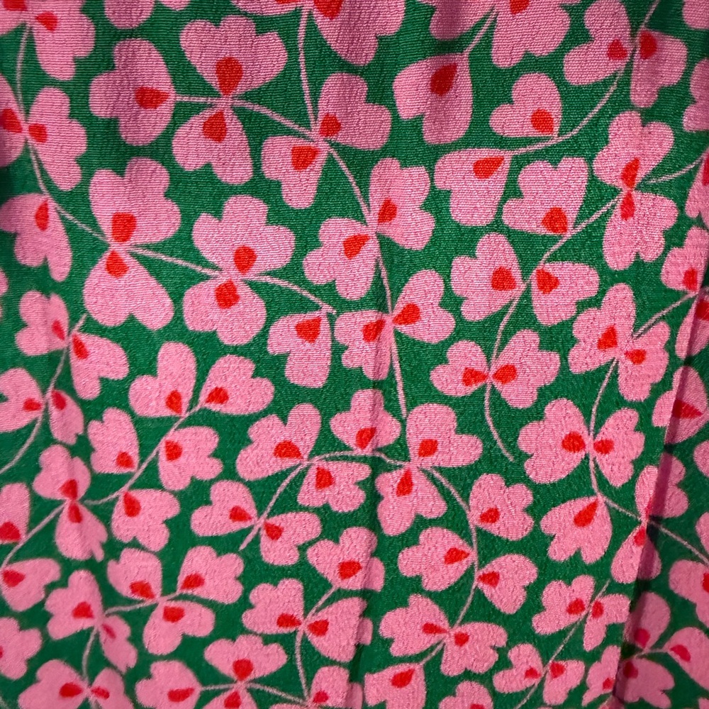 Boden Pink Floral Midi Dress - Picture 6 of 9